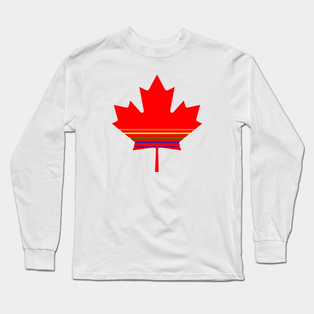 Canada Pride 2 Long Sleeve T-Shirt by inkandespresso7